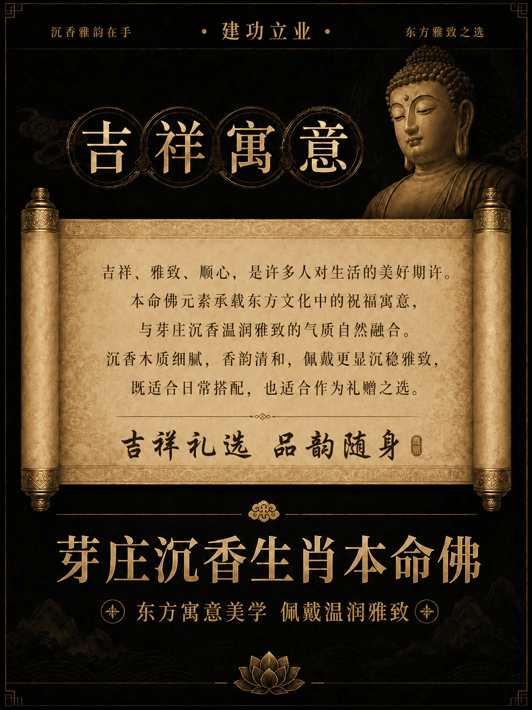 Jian Gong Li Ye · Full Sinking-Grade Qi Nan Agarwood Bracelet The Story Behind the Piece 8